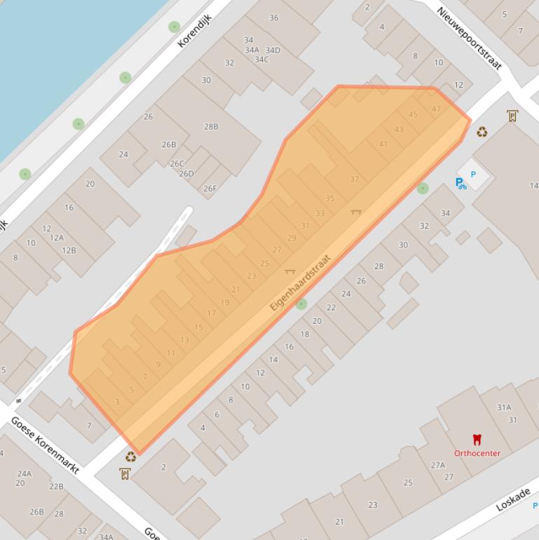 Kaart van postcodegebied 4331HR.