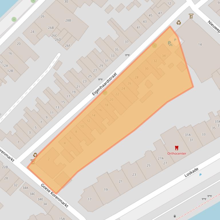 Kaart van postcodegebied 4331HS.