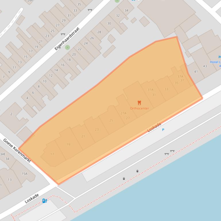 Kaart van postcodegebied 4331HW.