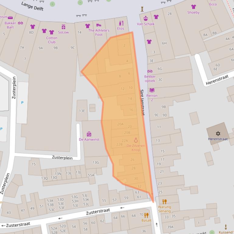 Kaart van postcodegebied 4331KC.