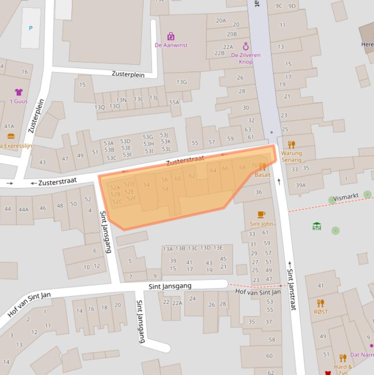 Kaart van postcodegebied 4331KL.