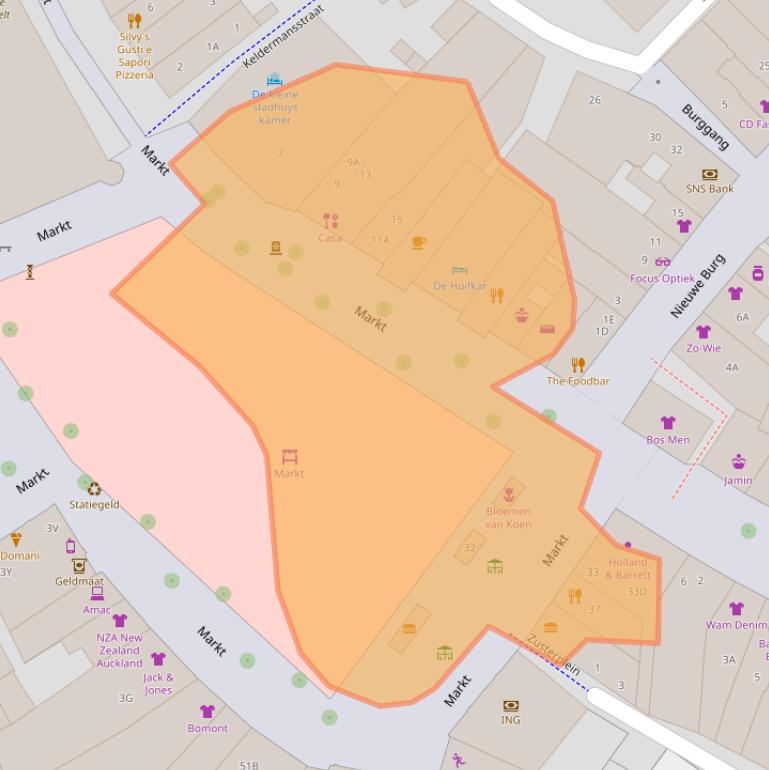 Kaart van postcodegebied 4331LJ.