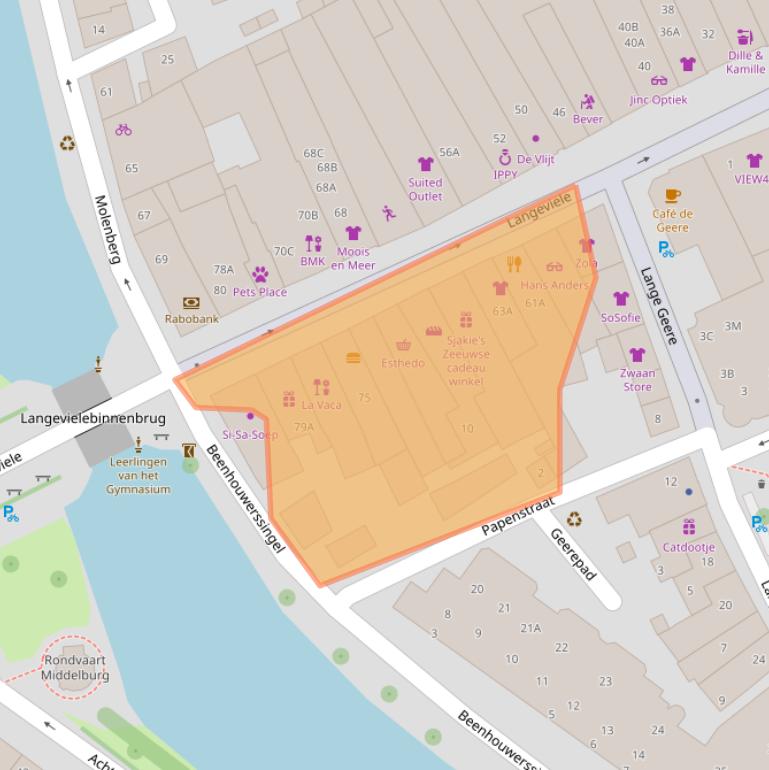 Kaart van postcodegebied 4331LS.