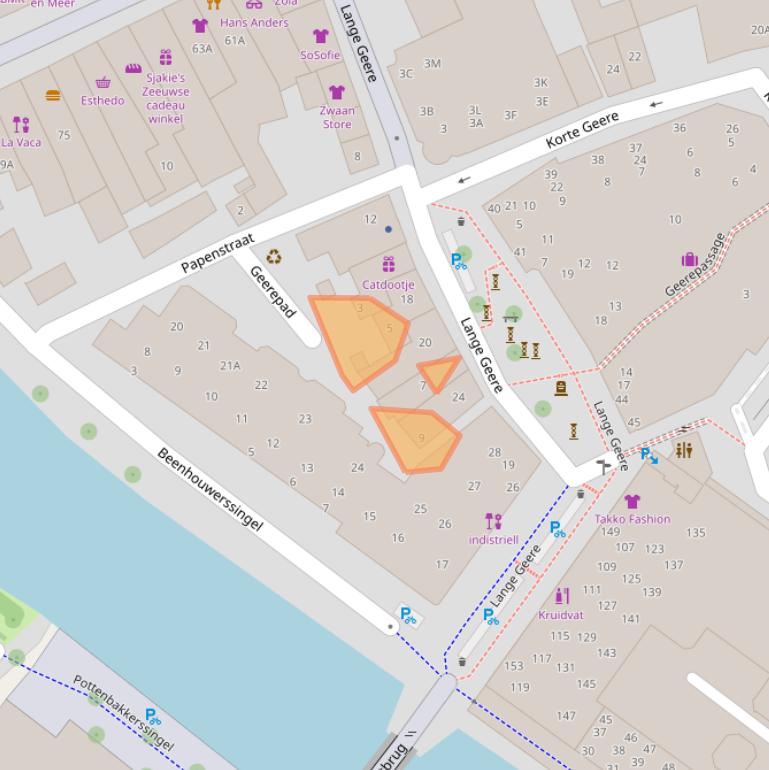 Kaart van postcodegebied 4331MC.