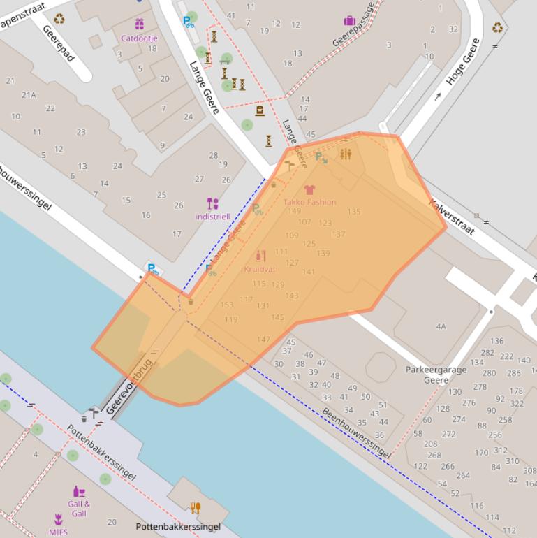 Kaart van postcodegebied 4331MG.