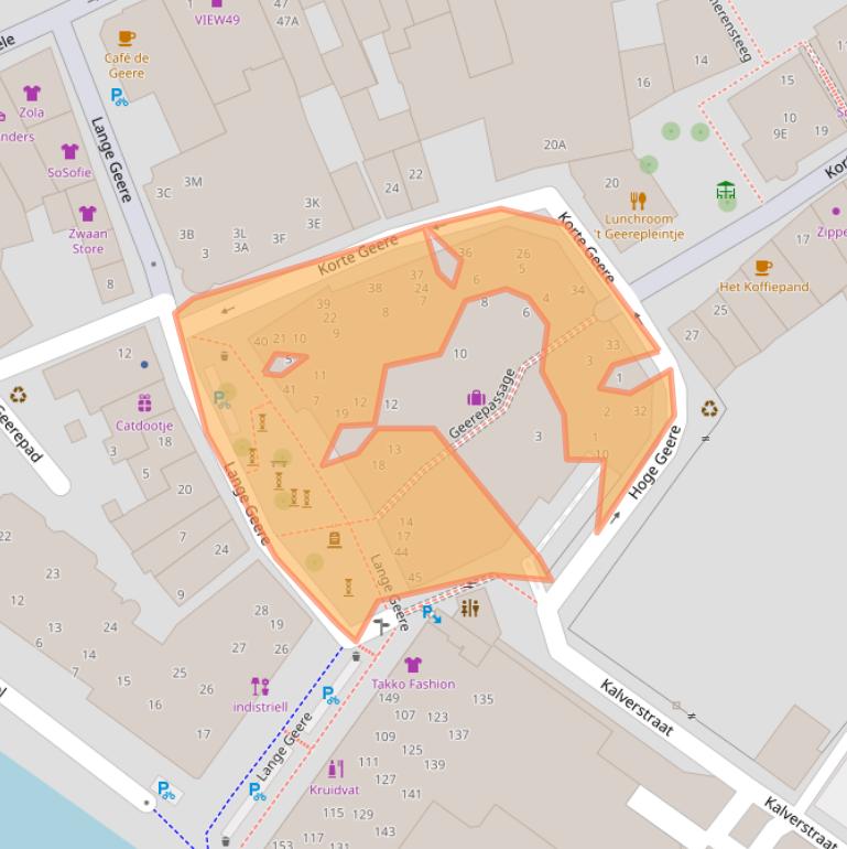 Kaart van postcodegebied 4331MH.