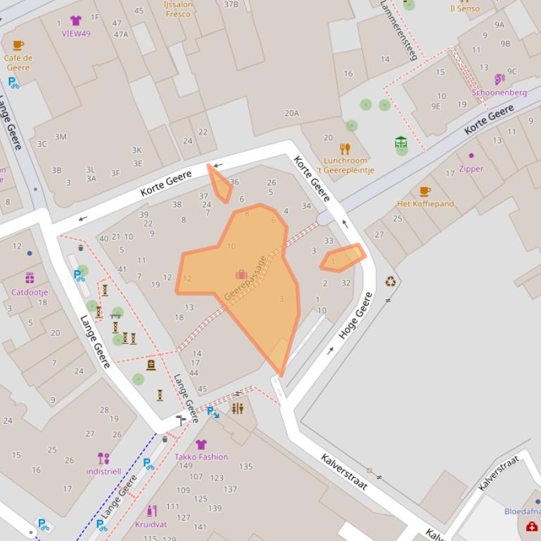 Kaart van postcodegebied 4331MK.