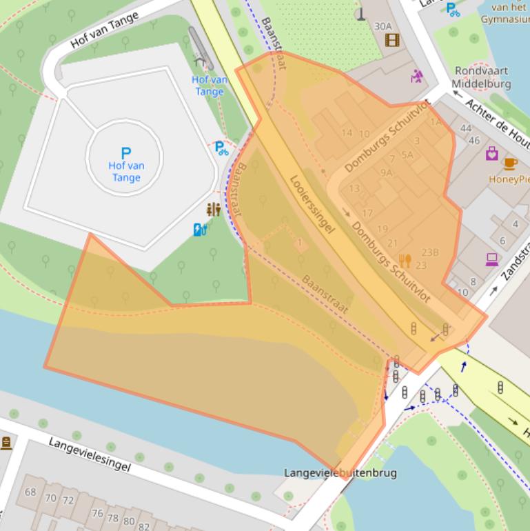 Kaart van postcodegebied 4331NE.