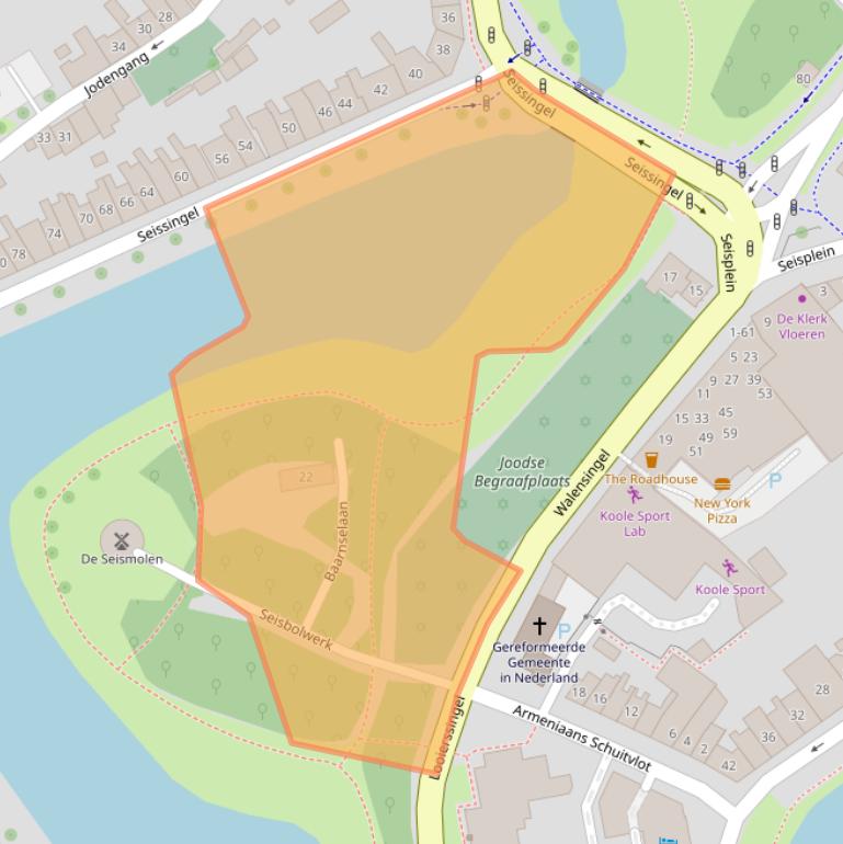 Kaart van postcodegebied 4331NM.