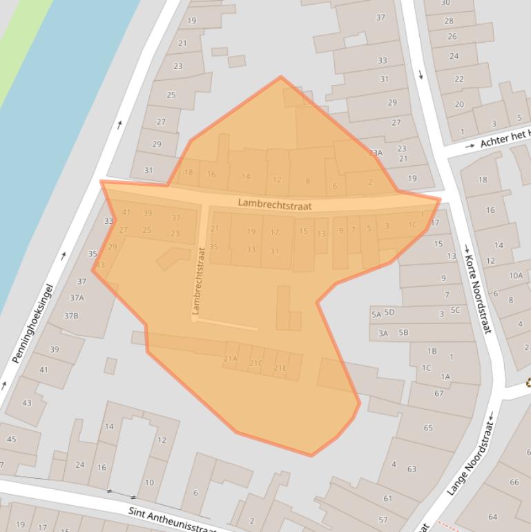 Kaart van postcodegebied 4331PR.