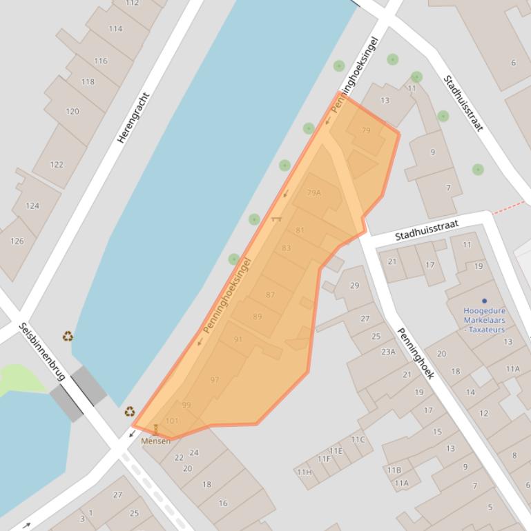 Kaart van postcodegebied 4331PV.