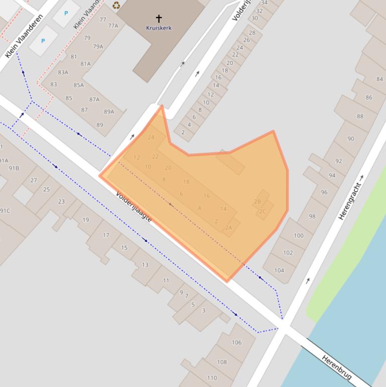 Kaart van postcodegebied 4331RB.