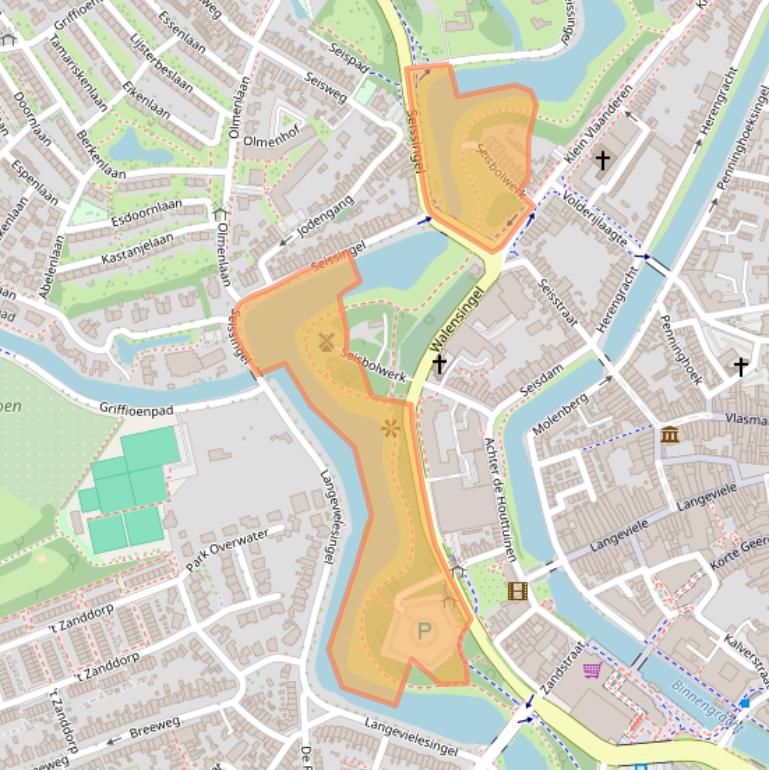 Kaart van postcodegebied 4331RD.