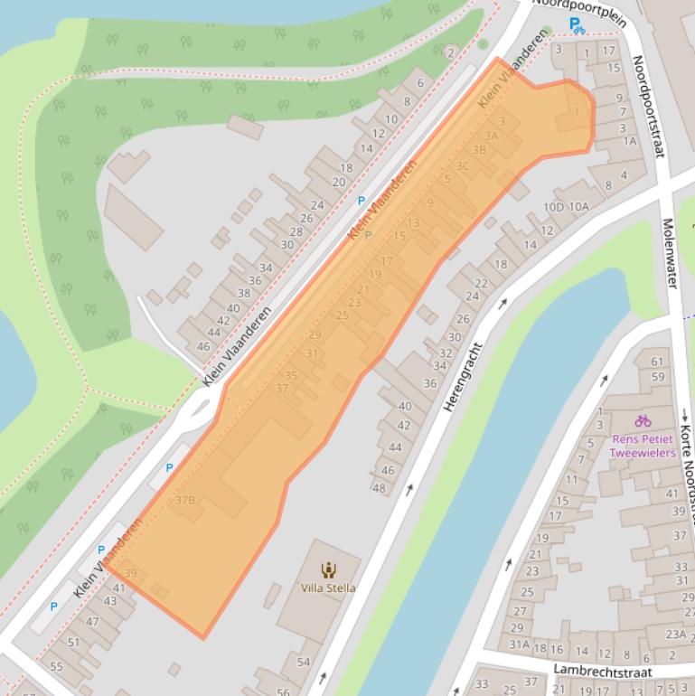 Kaart van postcodegebied 4331RE.