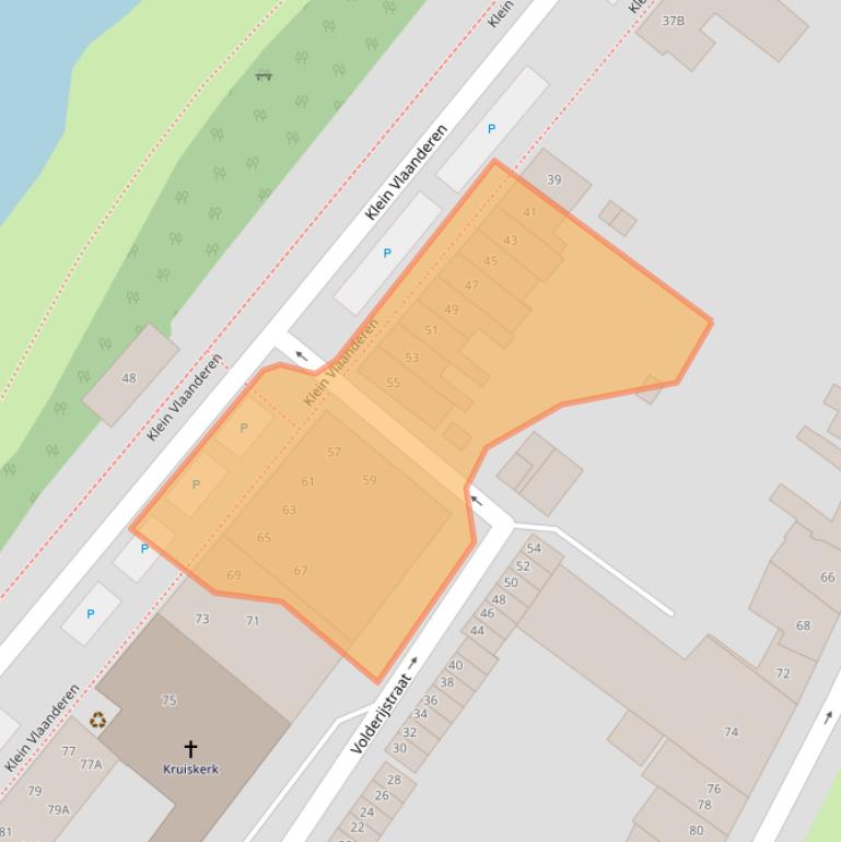 Kaart van postcodegebied 4331RG.