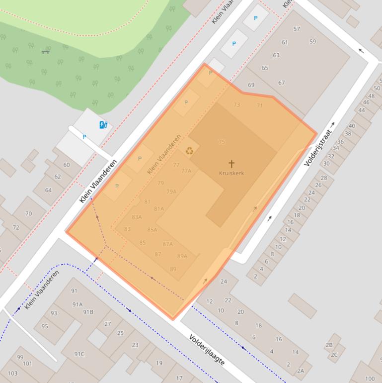 Kaart van postcodegebied 4331RH.