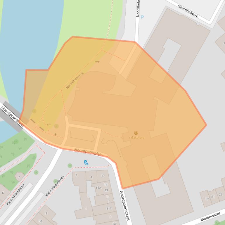 Kaart van postcodegebied 4331RN.