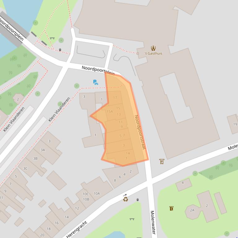 Kaart van postcodegebied 4331RP.