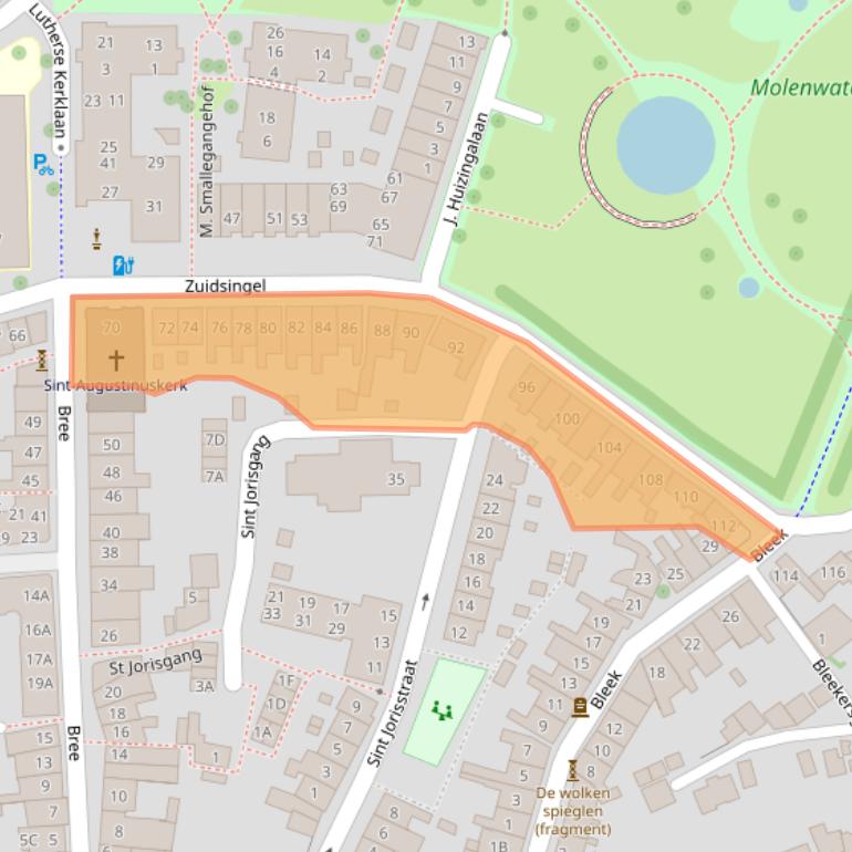 Kaart van postcodegebied 4331RV.