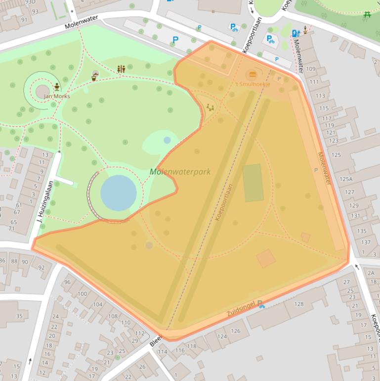 Kaart van postcodegebied 4331RX.