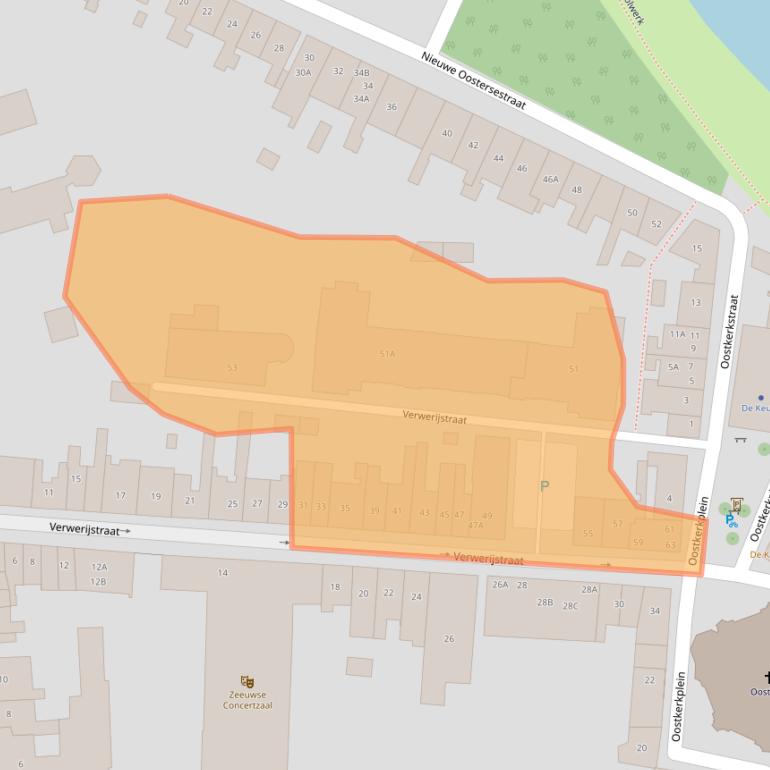 Kaart van postcodegebied 4331TB.