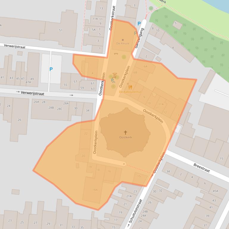 Kaart van postcodegebied 4331TL.