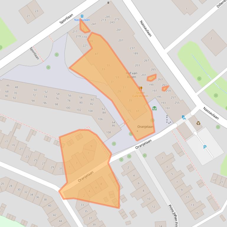 Kaart van postcodegebied 4332VA.