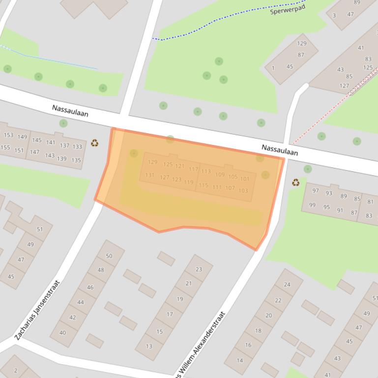 Kaart van postcodegebied 4332XR.