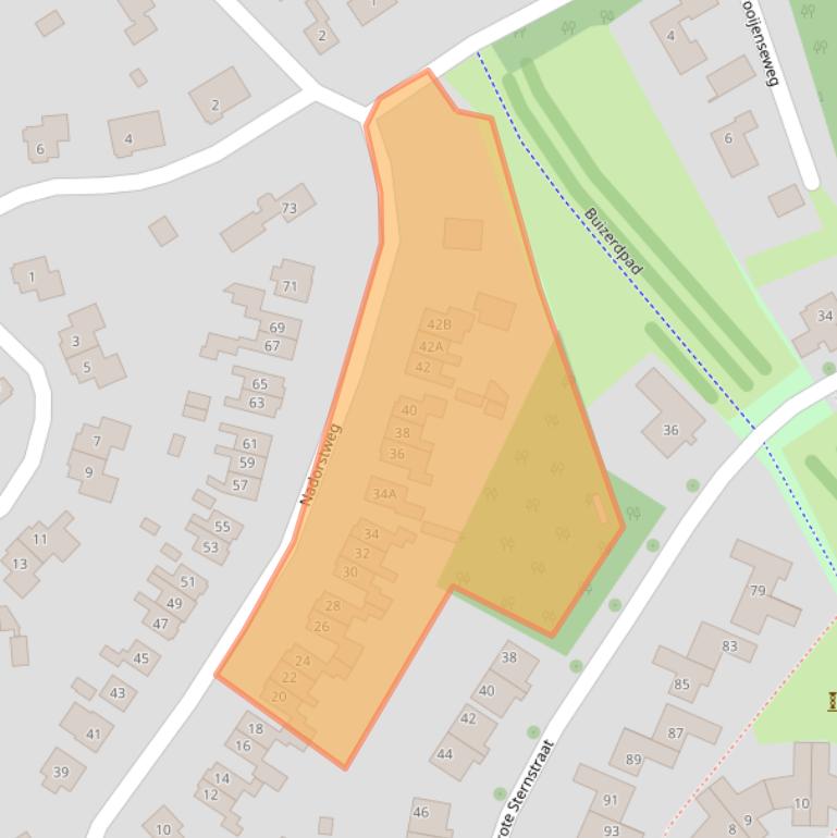 Kaart van postcodegebied 4333AN.