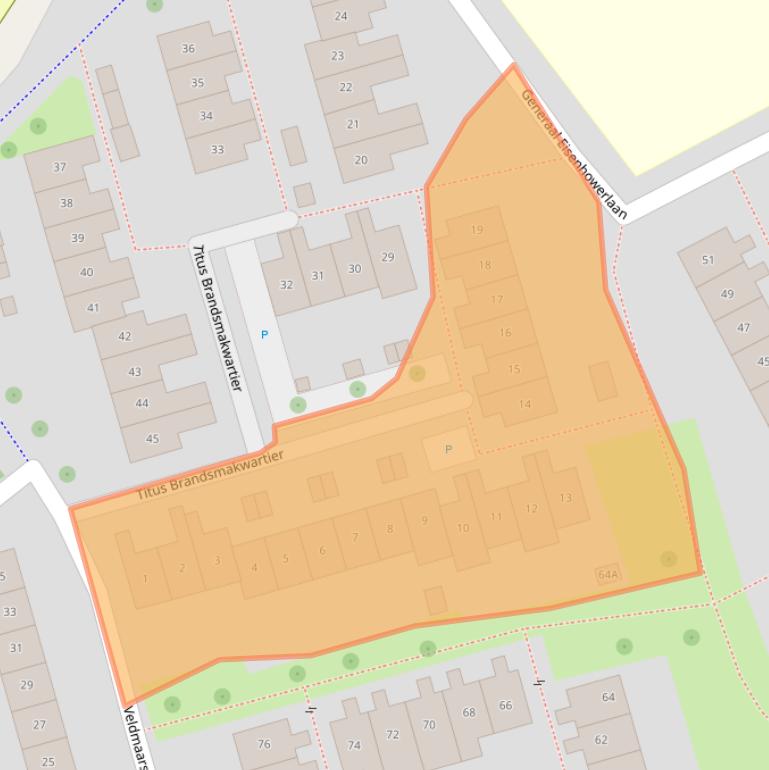 Kaart van postcodegebied 4333EM.