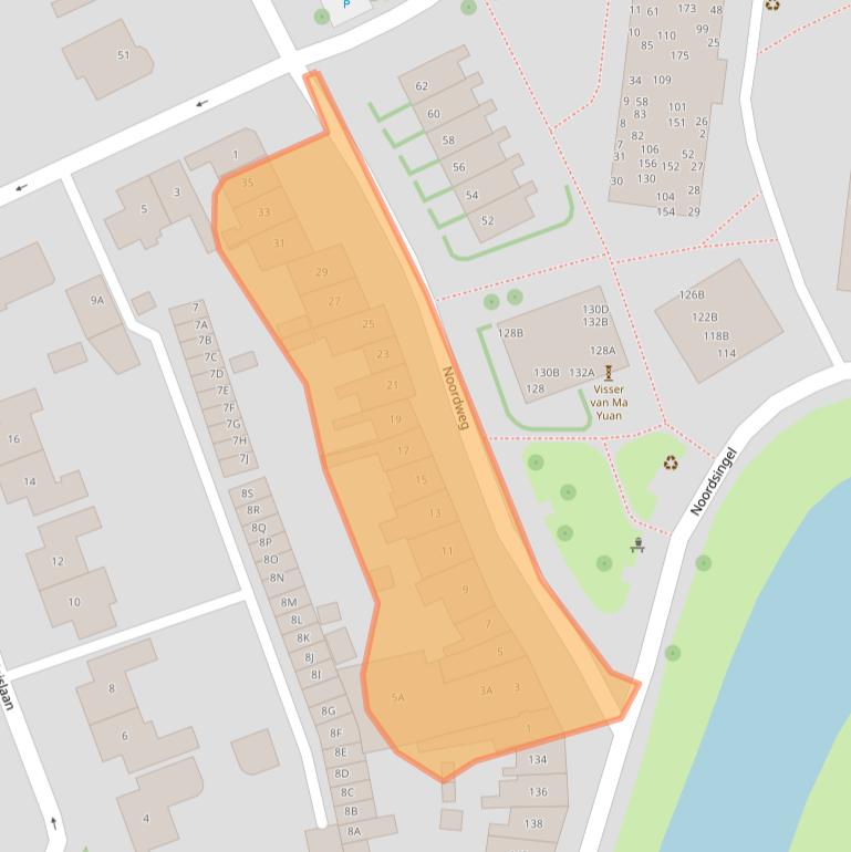 Kaart van postcodegebied 4333GA.