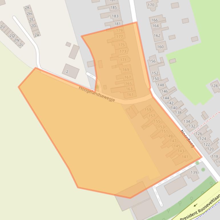 Kaart van postcodegebied 4333GD.