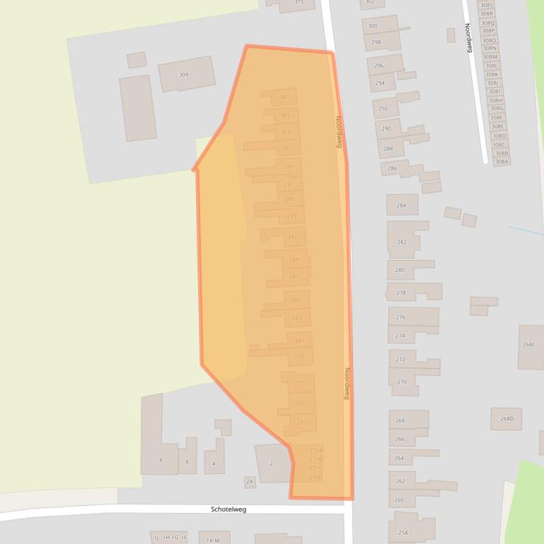 Kaart van postcodegebied 4333GH.