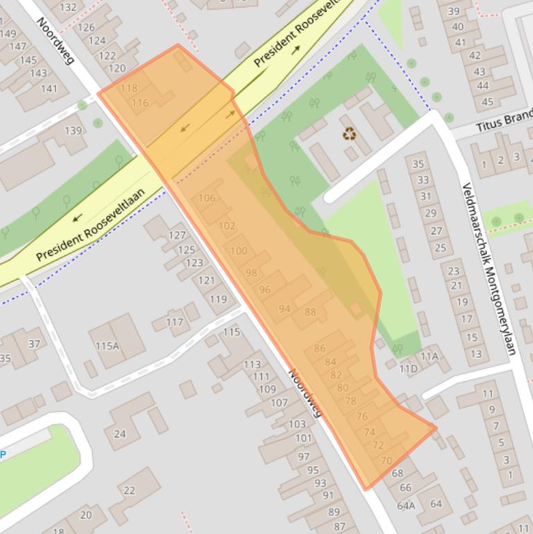 Kaart van postcodegebied 4333GK.