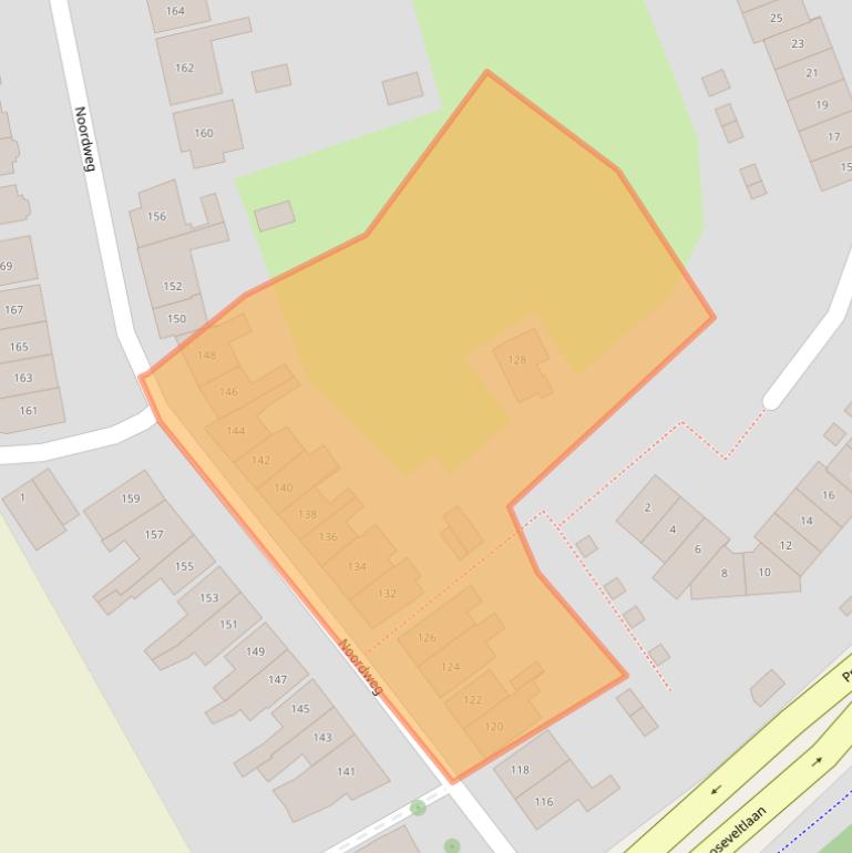 Kaart van postcodegebied 4333GL.