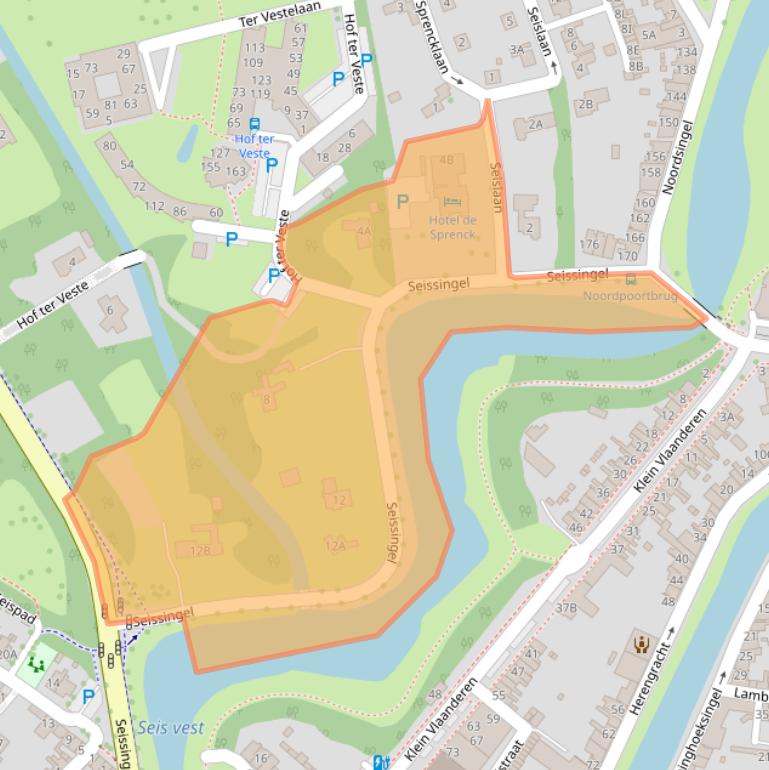 Kaart van postcodegebied 4333GV.