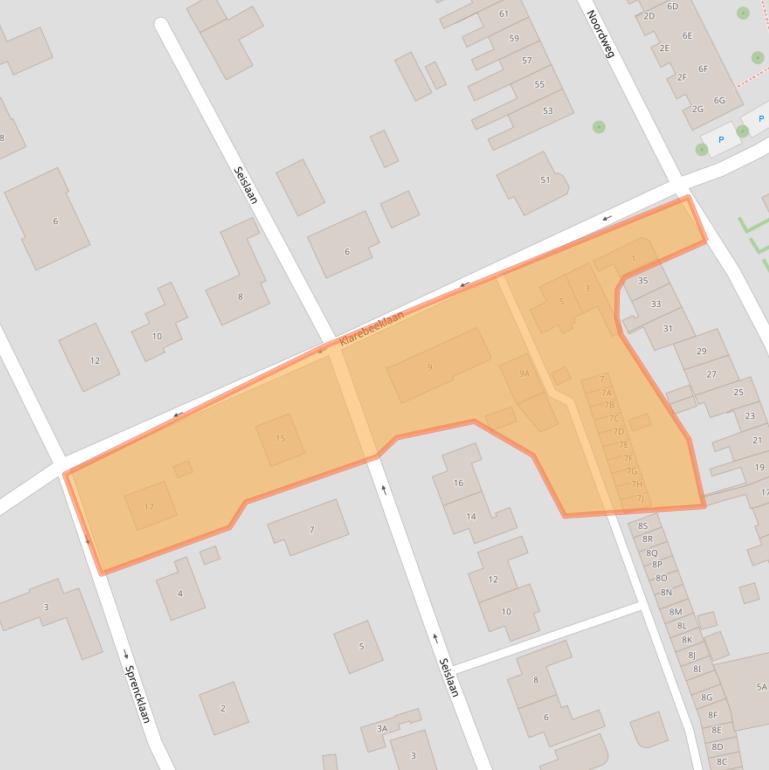 Kaart van postcodegebied 4333HA.