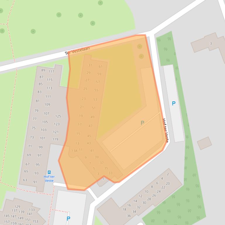 Kaart van postcodegebied 4333HG.