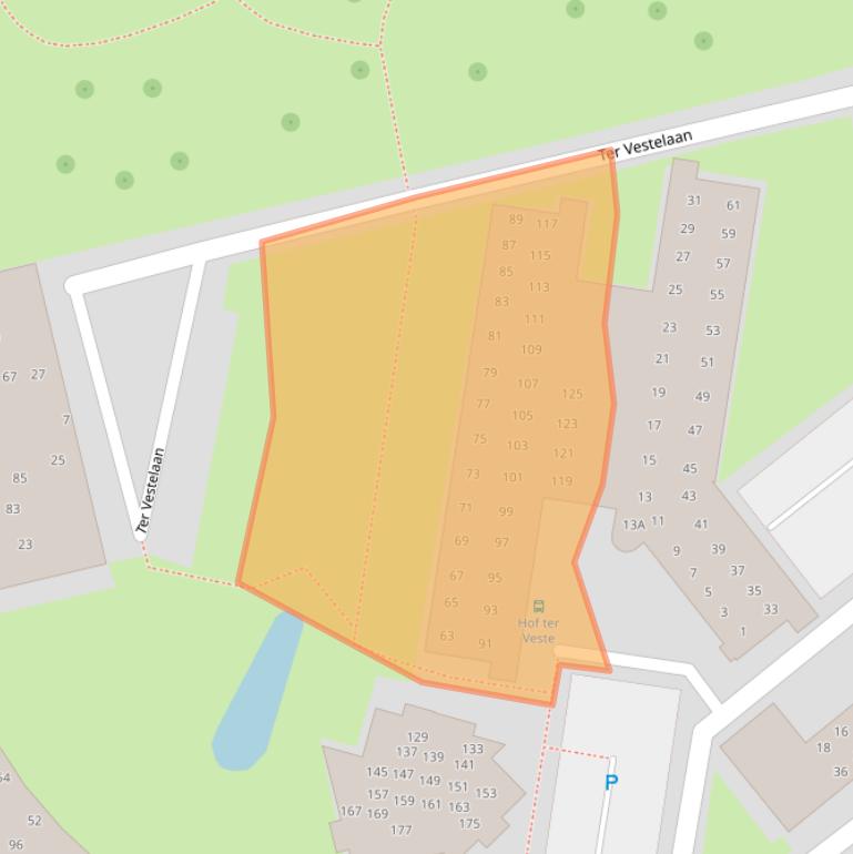 Kaart van postcodegebied 4333HH.