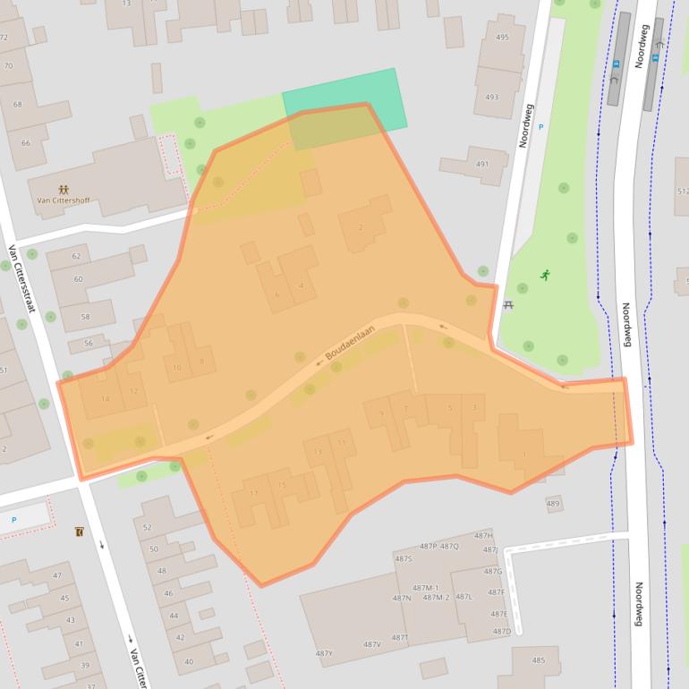 Kaart van postcodegebied 4333KR.