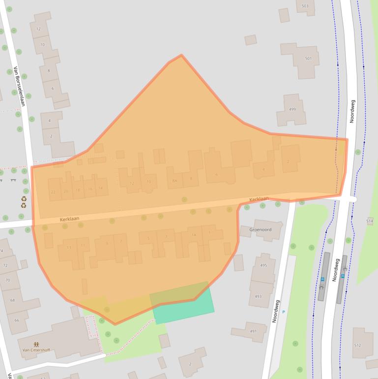 Kaart van postcodegebied 4333KS.