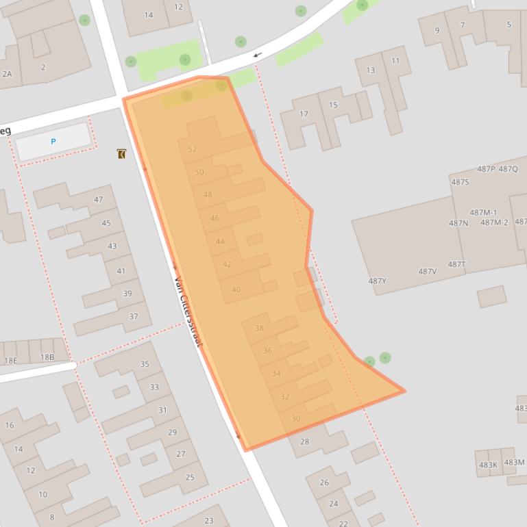 Kaart van postcodegebied 4333KX.