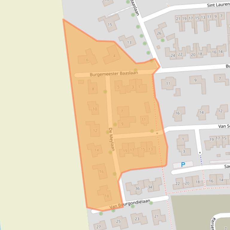 Kaart van postcodegebied 4333LP.