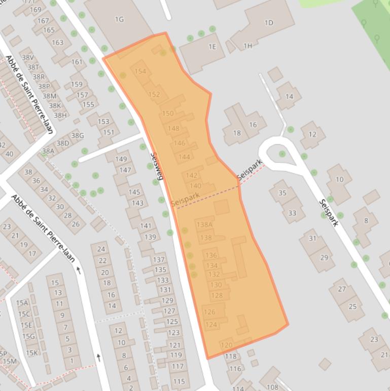 Kaart van postcodegebied 4334AM.