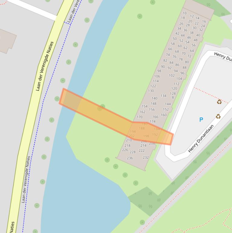 Kaart van postcodegebied 4334BH.