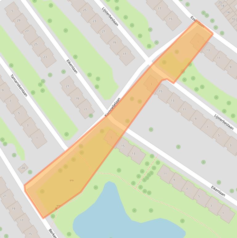 Kaart van postcodegebied 4334BP.