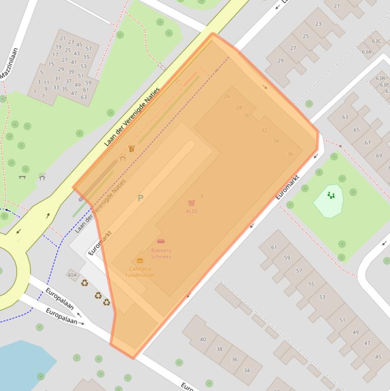 Kaart van postcodegebied 4334ER.