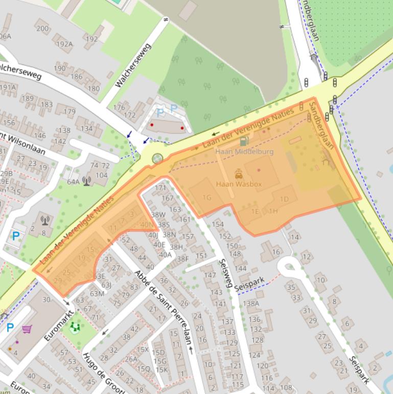 Kaart van postcodegebied 4334ES.