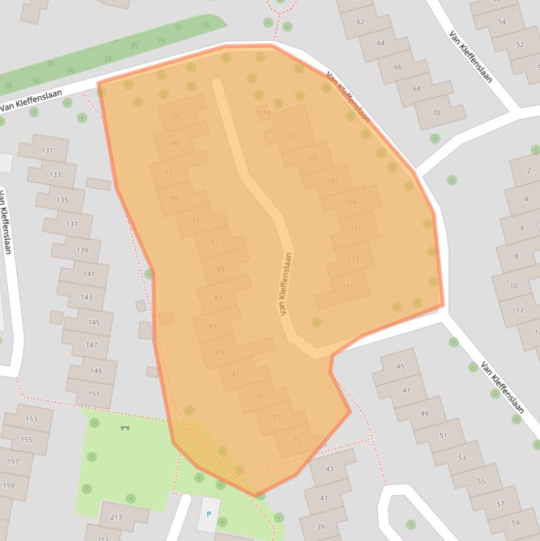 Kaart van postcodegebied 4334HC.