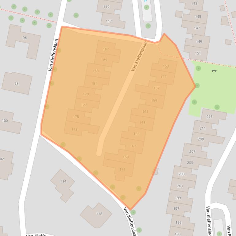 Kaart van postcodegebied 4334HE.